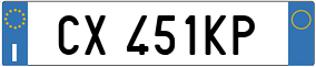 Truck License Plate